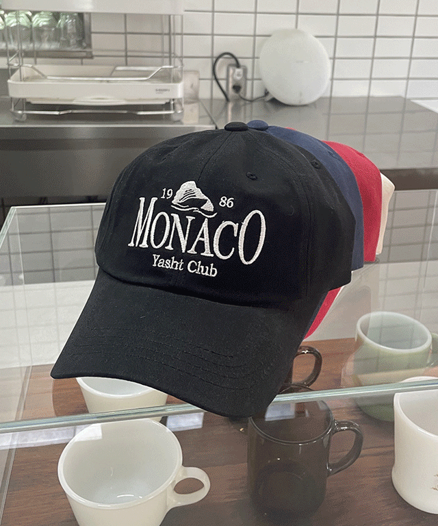 모나코 컬러 볼캡 / 남녀공용 대두볼캡 모자 레터링